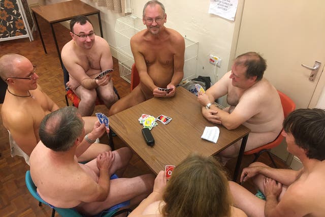 <p>Attendees at Naked Lincolnshire’s board game social, where clothes are not required  </p>