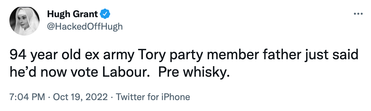 Grant’s tweet