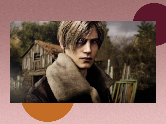 <p>Protagonist Leon Kennedy pondering why the village didn’t invite him to bingo</p>