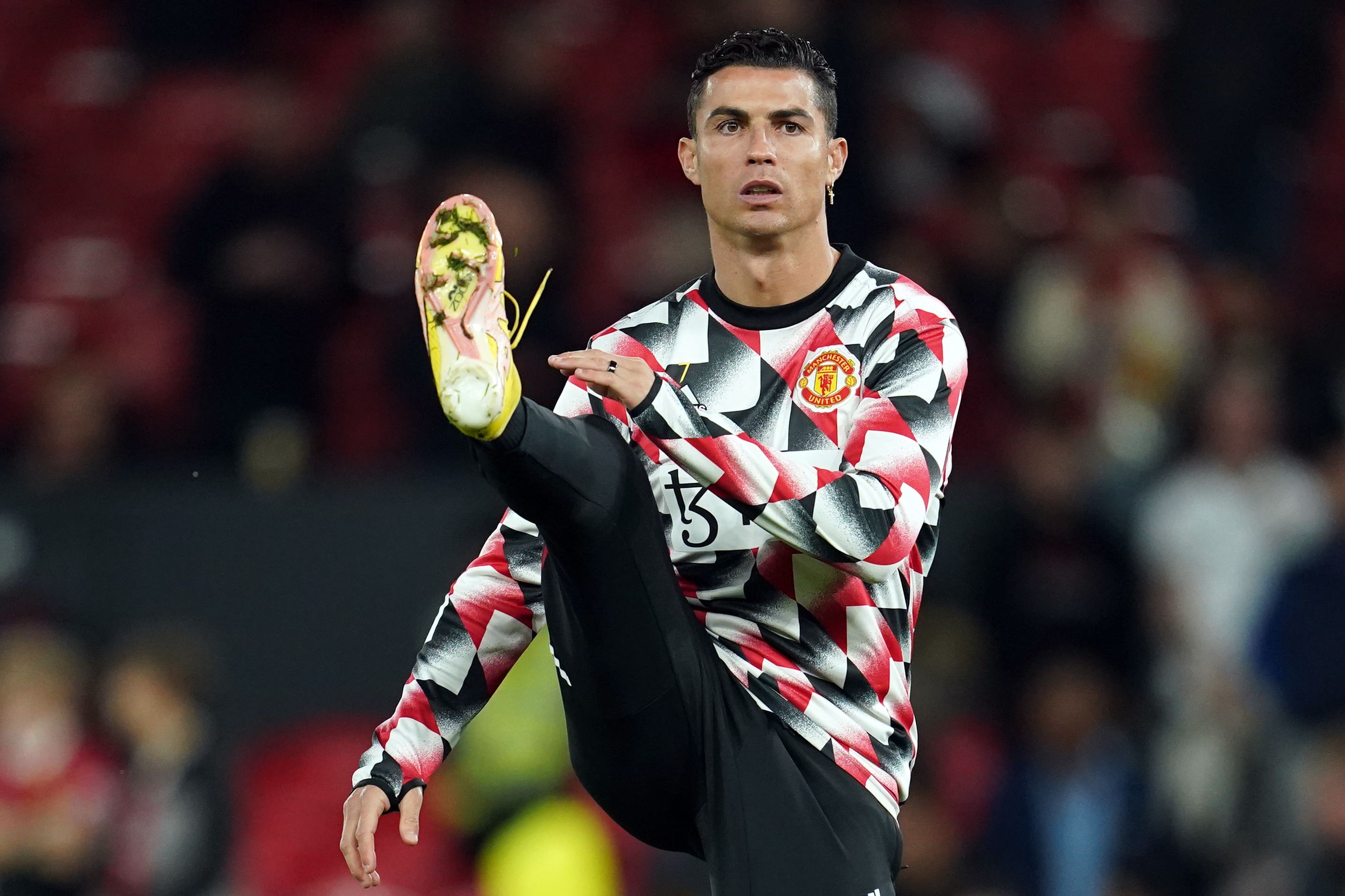 Cristiano Ronaldo walked down the tunnel before the end of Manchester United’s 2-0 win over Tottenham (Nick Potts/PA).