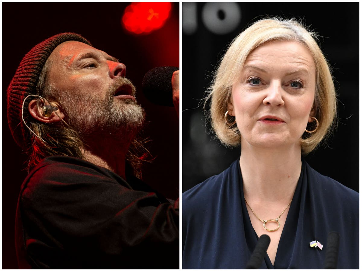 Thom Yorke blasts Tories after Liz Truss resignation: ‘Bring down this government’