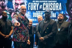 Tyson Fury: ‘If Derek Chisora lands a big swing on me, I’m getting knocked out’