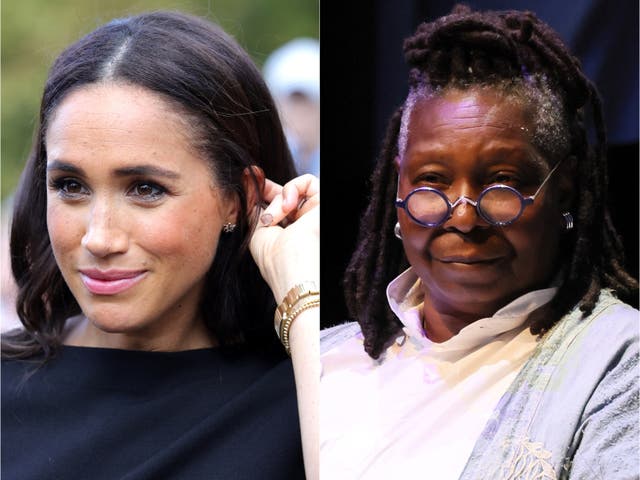 Meghan Markle y Whoopi Goldberg