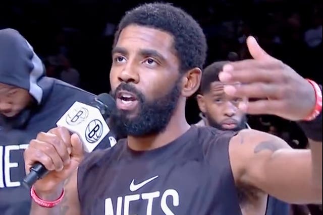 <p>Brooklyn Nets star Kyrie Irving calls on Joe Biden and ‘everyone’ to ‘do your jobs’ and bring WNBA star Brittney Griner home</p>