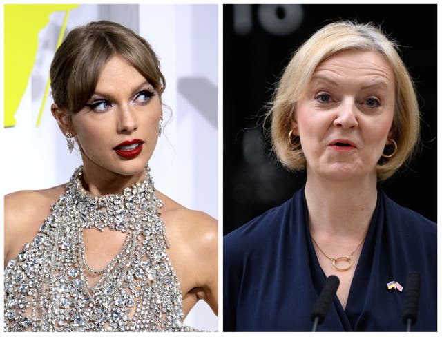 Taylor Swift y su fan, Liz Truss