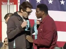 Comedian tries to give Herschel Walker condoms on stage after campaign event