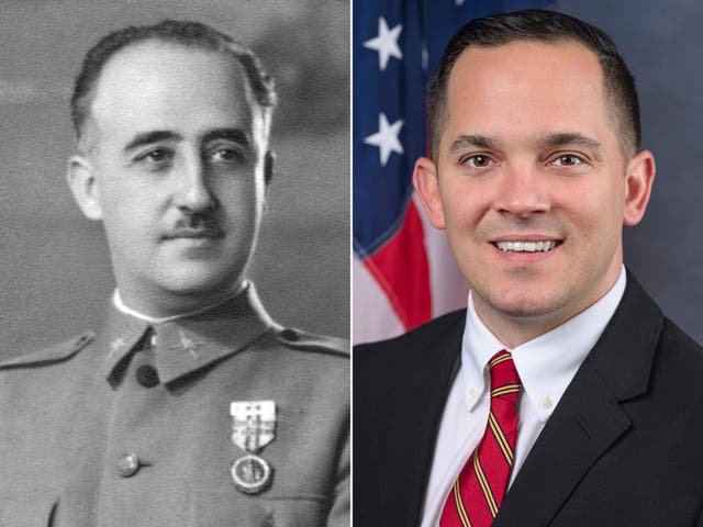 <p>Francisco Franco and Anthony Sabatini </p>