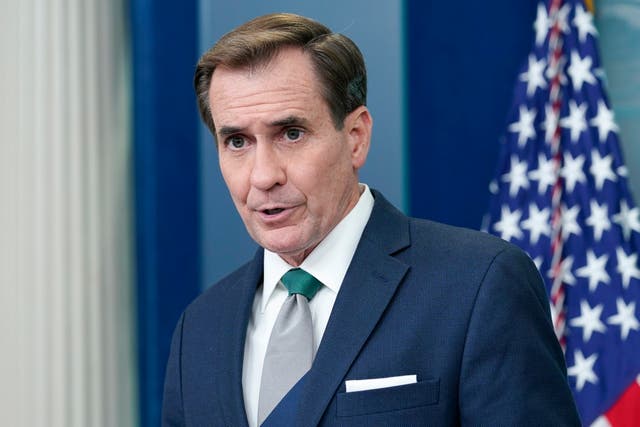 <p>John Kirby le comunicó a la prensa que los soldados iraníes ayudan a los rusos en la batalla </p>