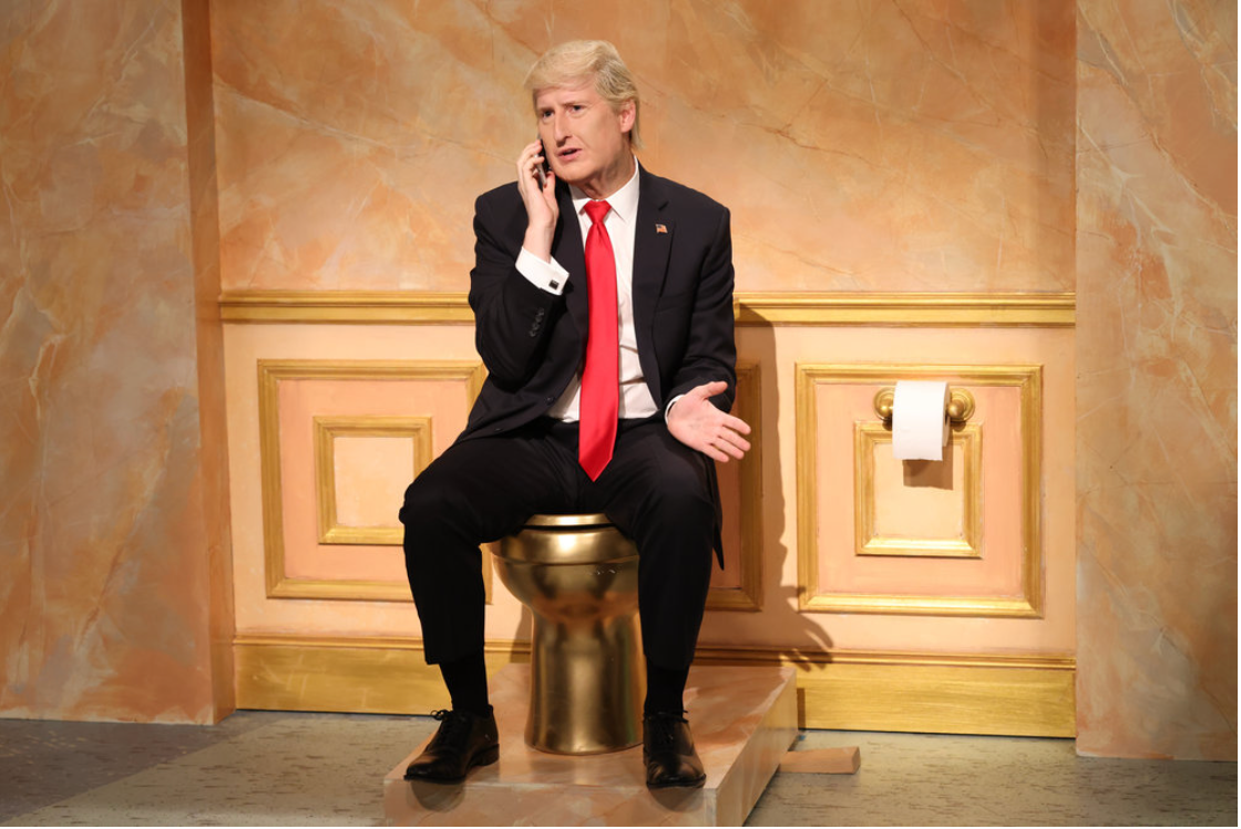 James Austin Johnson as Donald Trump on ‘SNL’ on 15 October