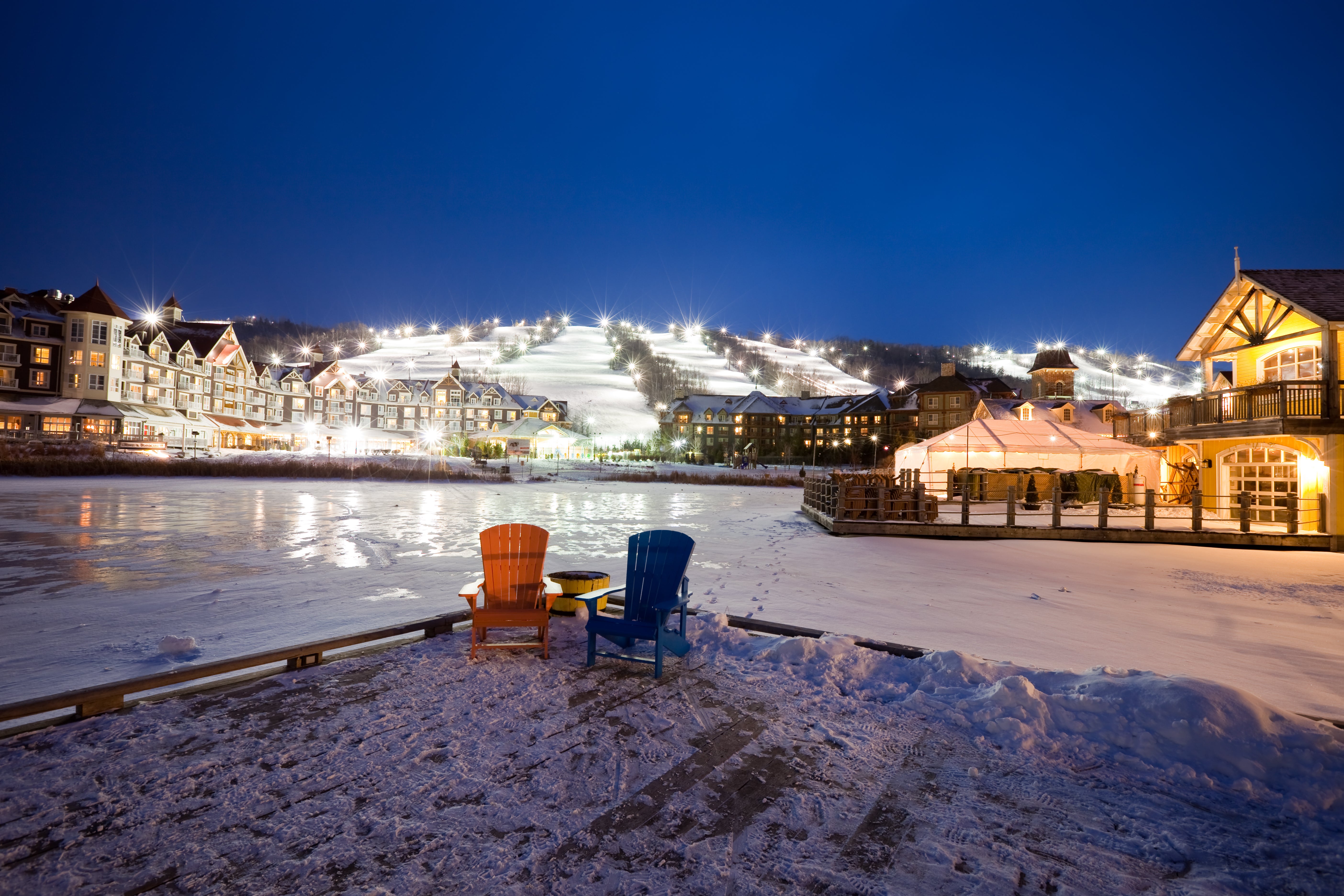 The Blue Mountain Resort in Collingwood can be reached in just two hours from Toronto