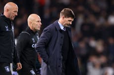 Steven Gerrard faces wrath of Aston Villa fans after dismal defeat to Fulham