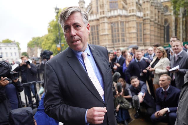 <p>Chair of the 1922 Committee Sir Graham Brady</p>