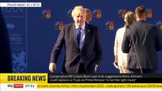 Boris Johnson flies back early from trip amid rumours of No 10 comeback, says former press secretary