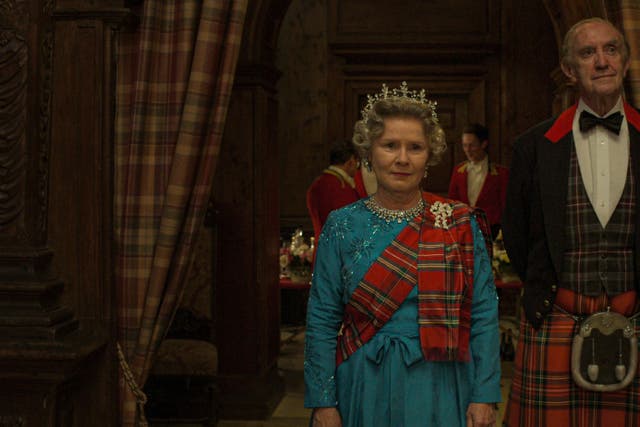 Imelda Staunton stars as The Queen and Jonathan Pryce as Phillip (Netflix/PA)