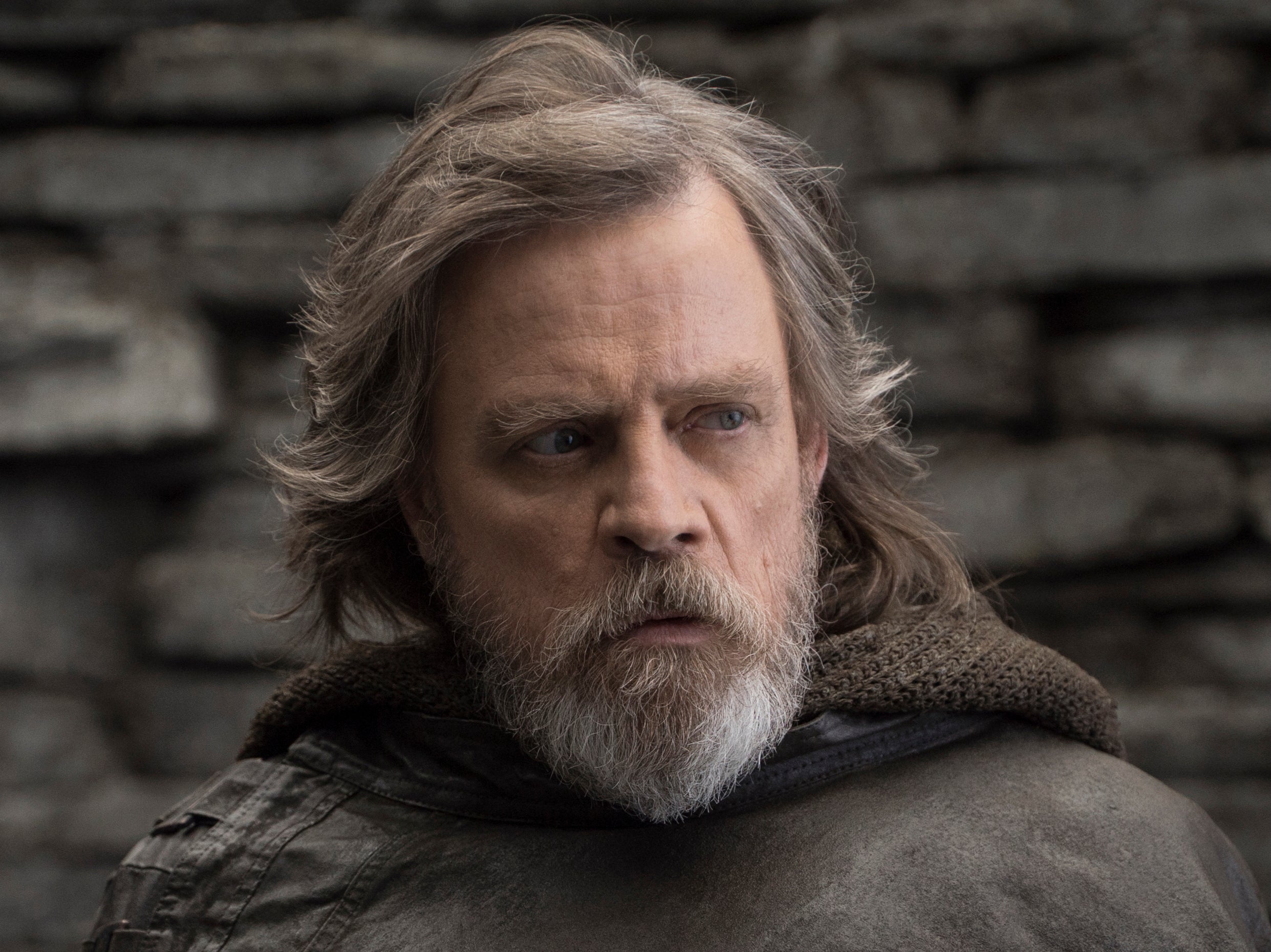 Mark Hamill as Luke Skywalker in ‘The Last Jedi'