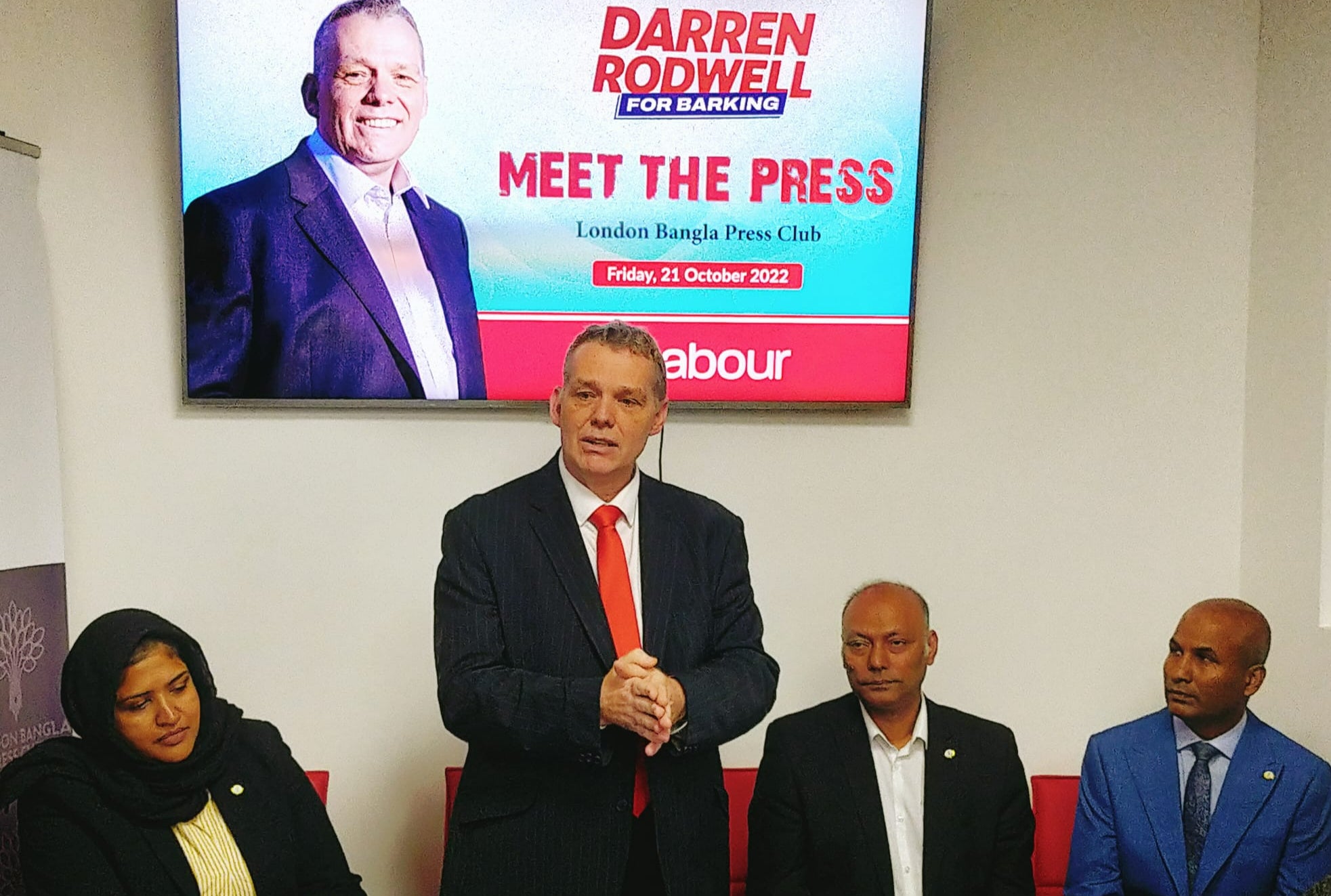 Darren Rodwell is the Labour candidate for Barking