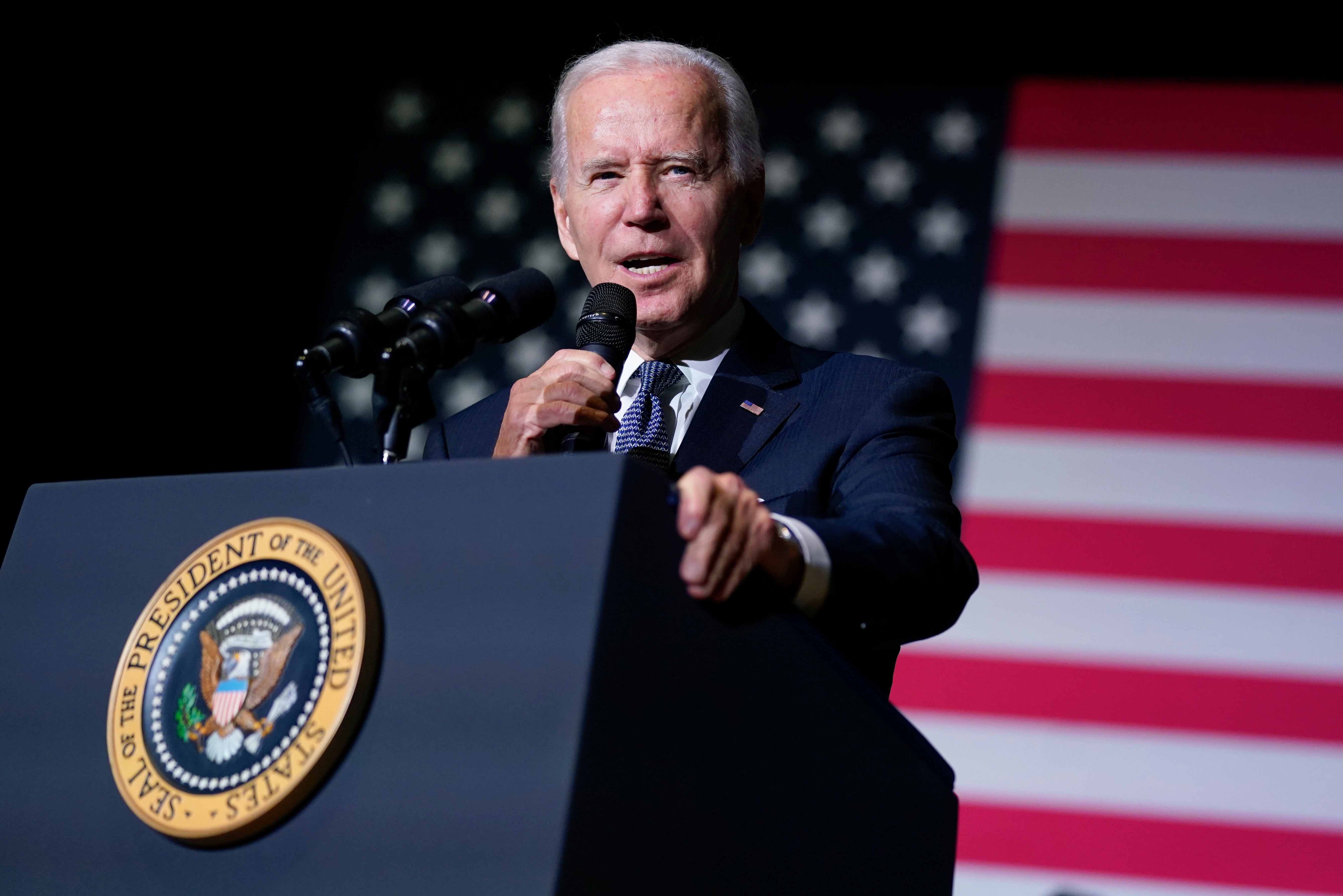 ‘I think people are going to show up and vote like they did last time,’ said President Biden