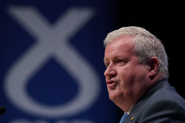 Ian Blackford said independence is the only way to avoid ‘disastrous’ leadership from Westminster (Andrew Milligan/PA)