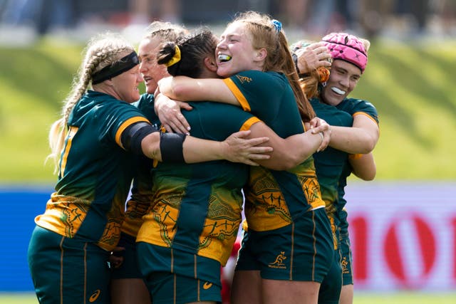 <p>Australia’s success leaves Wales, who picked up a losing bonus point, in third place in the pool standings</p>