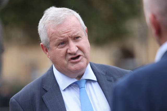 Scots will be ‘appalled’ at the prospect of Boris Johnson returning as PM, SNP Westminster leader Ian Blackford said (James Manning/PA)