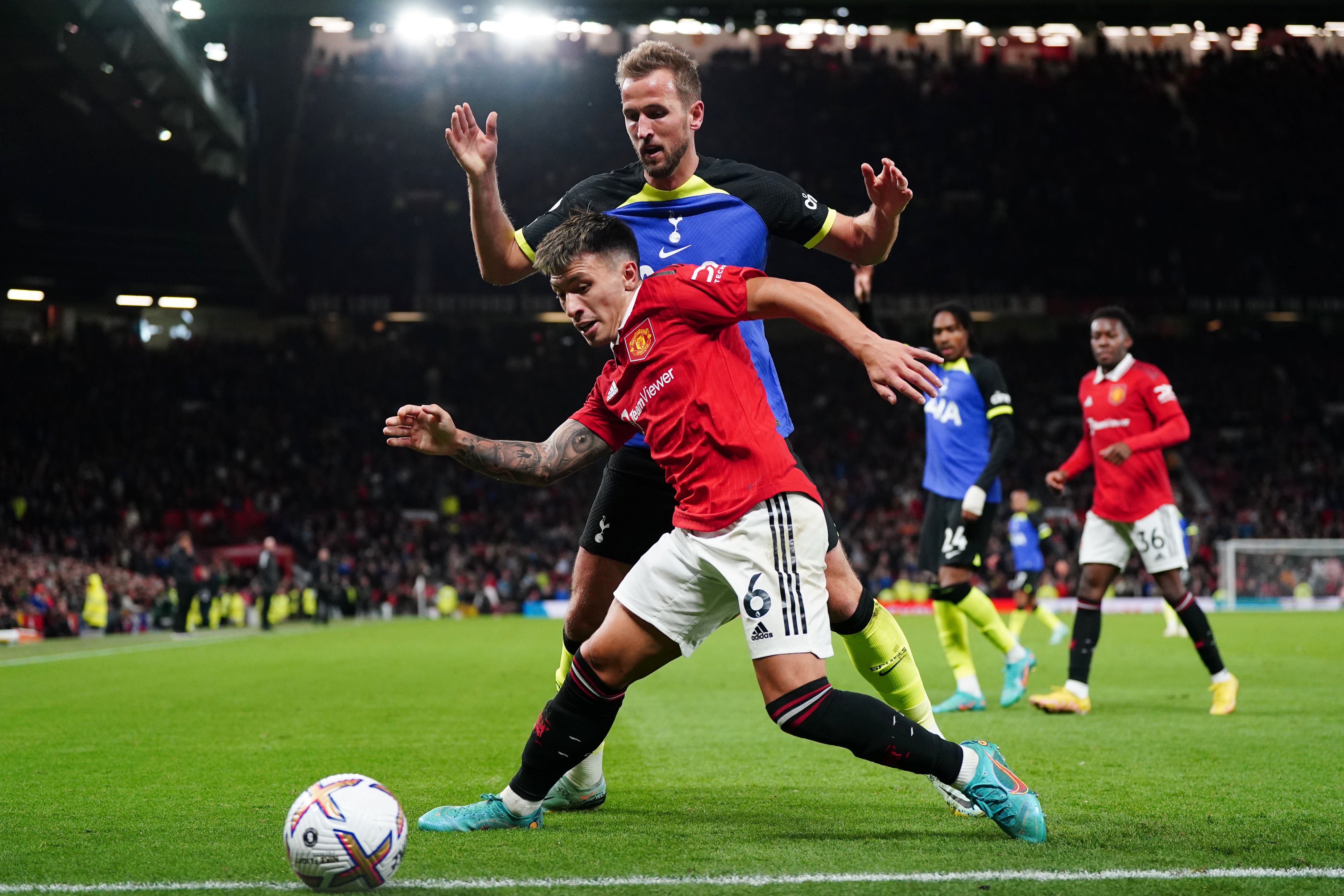 Tottenham suffered a 2-0 defeat at Manchester United on Wednesday (Nick Potts/PA)