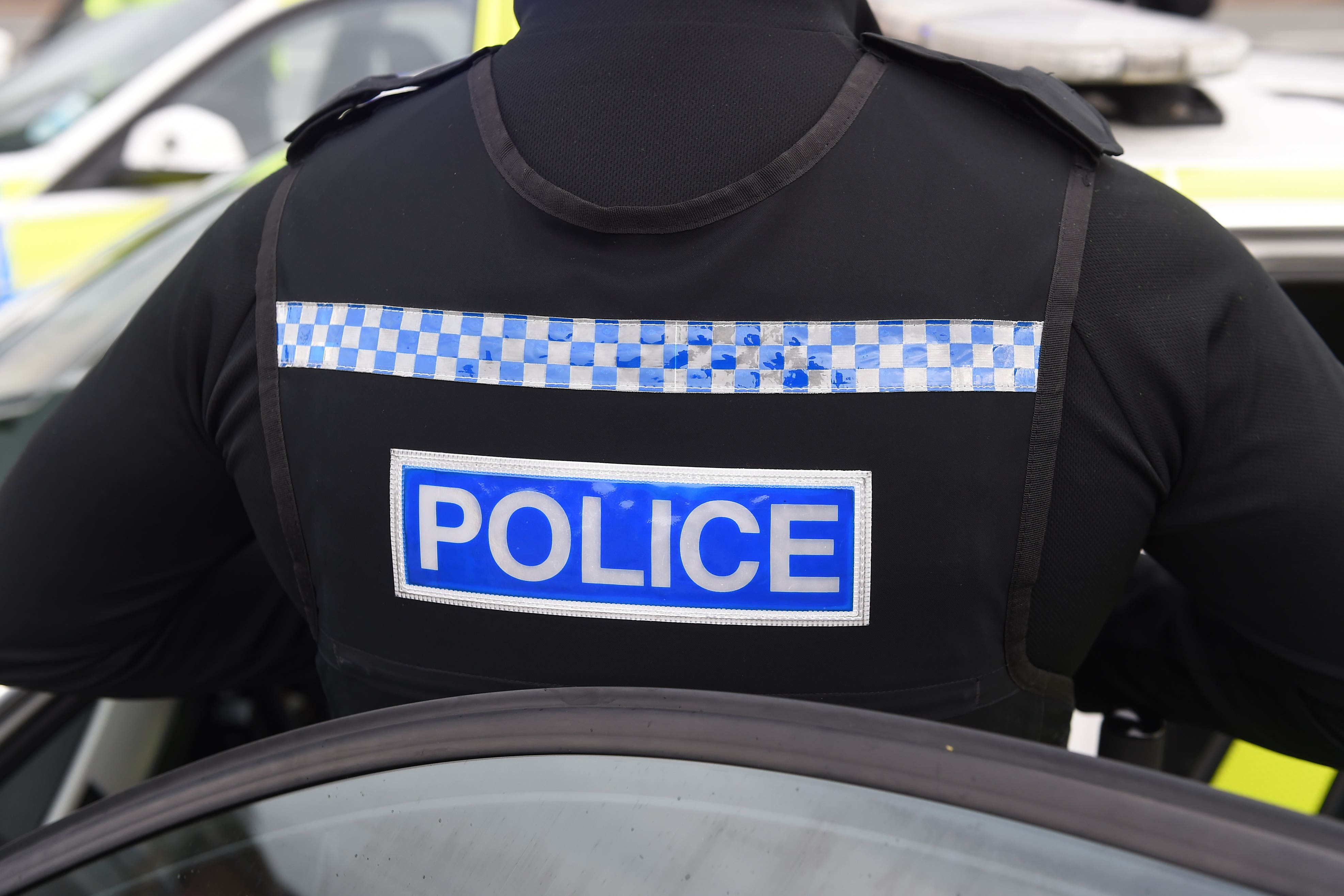 Police signage (Joe Giddens/PA)