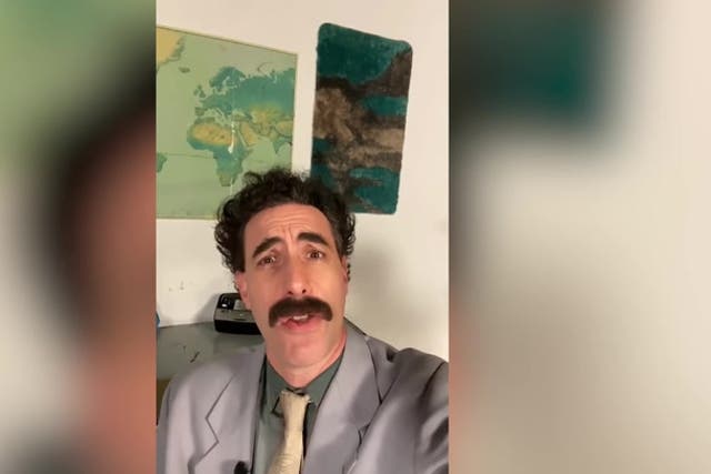 <p>Kim Kardashian re-shares personalised birthday message from Borat</p>