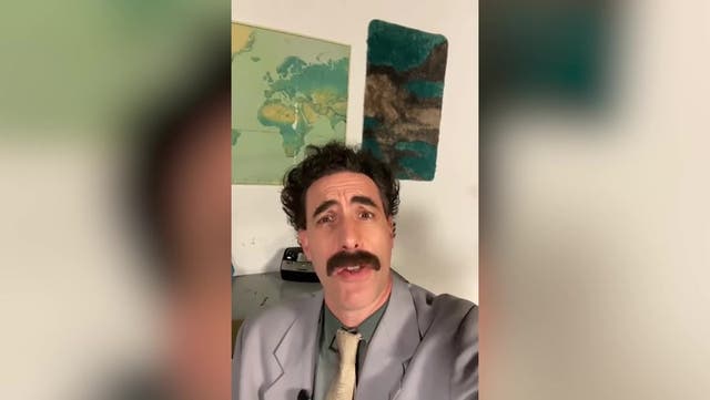 <p>Kim Kardashian re-shares personalised birthday message from Borat</p>