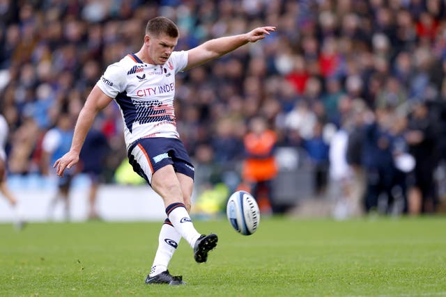 Owen Farrell suffered a head injury against Exeter (Steve Paston/PA)