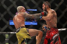 Conor McGregor reacts to Islam Makhachev’s UFC 280 title win over Charles Oliveira