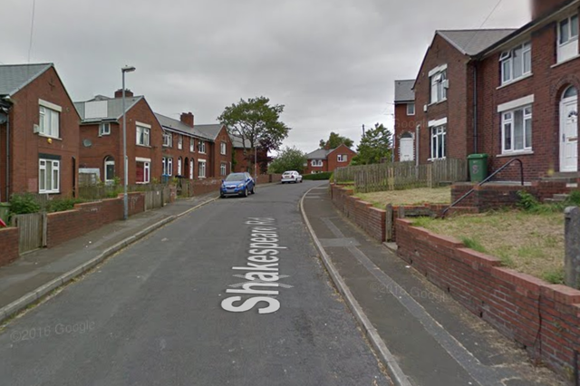 <p>The dog attacked two women on Shakespeare Road in Oldham, police say</p>