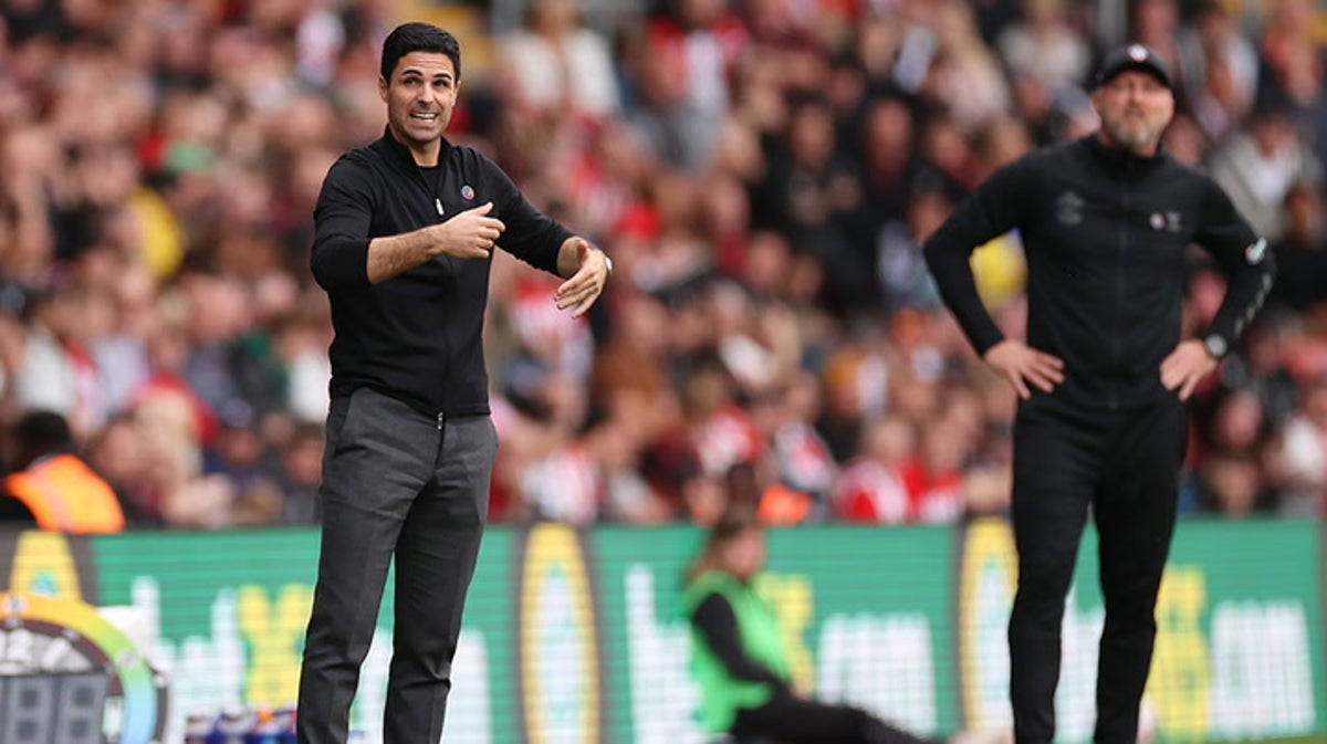 Mikel Arteta says he has ‘no complaints’ after Arsenal drop points against Southampton
