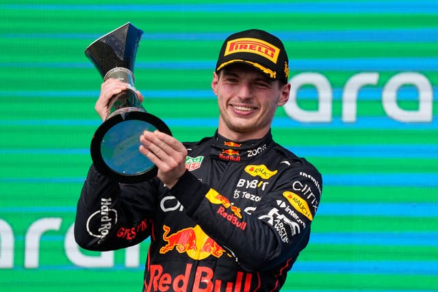 El piloto de Red Bull Max Verstappen ganó el Gran Premio de Estados Unidos (Charlie Neibergall/AP)