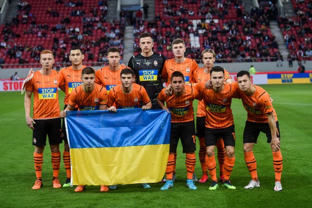 <p>Shakhtar Donetsk have represented Ukraine in the Champions League this season </p>