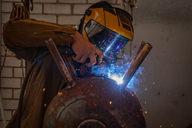 <p>Mechanics in Kyiv are welding makeshift stoves ahead of a bitter winter without power</p>