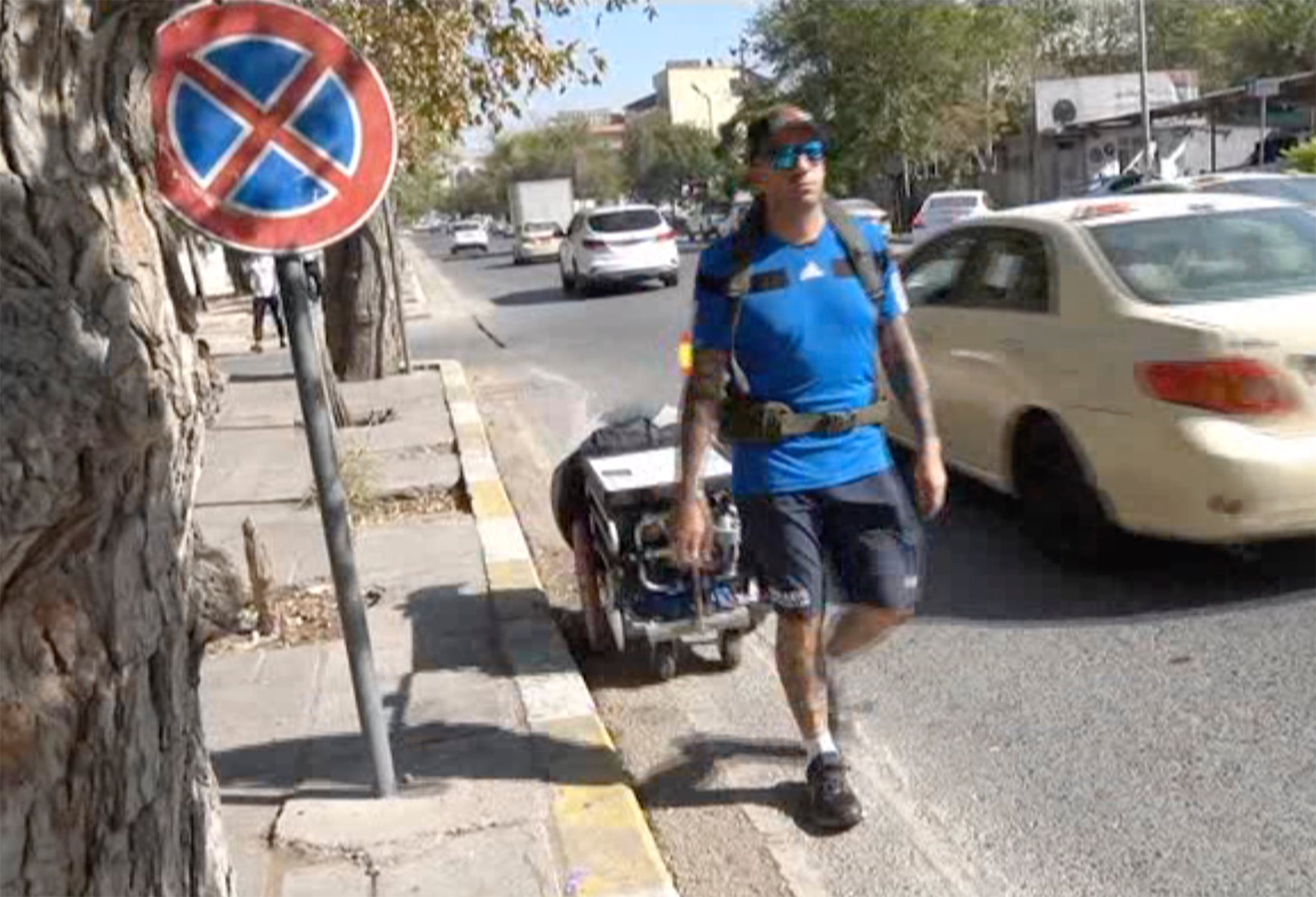 Iran WCup Spanish Hiker