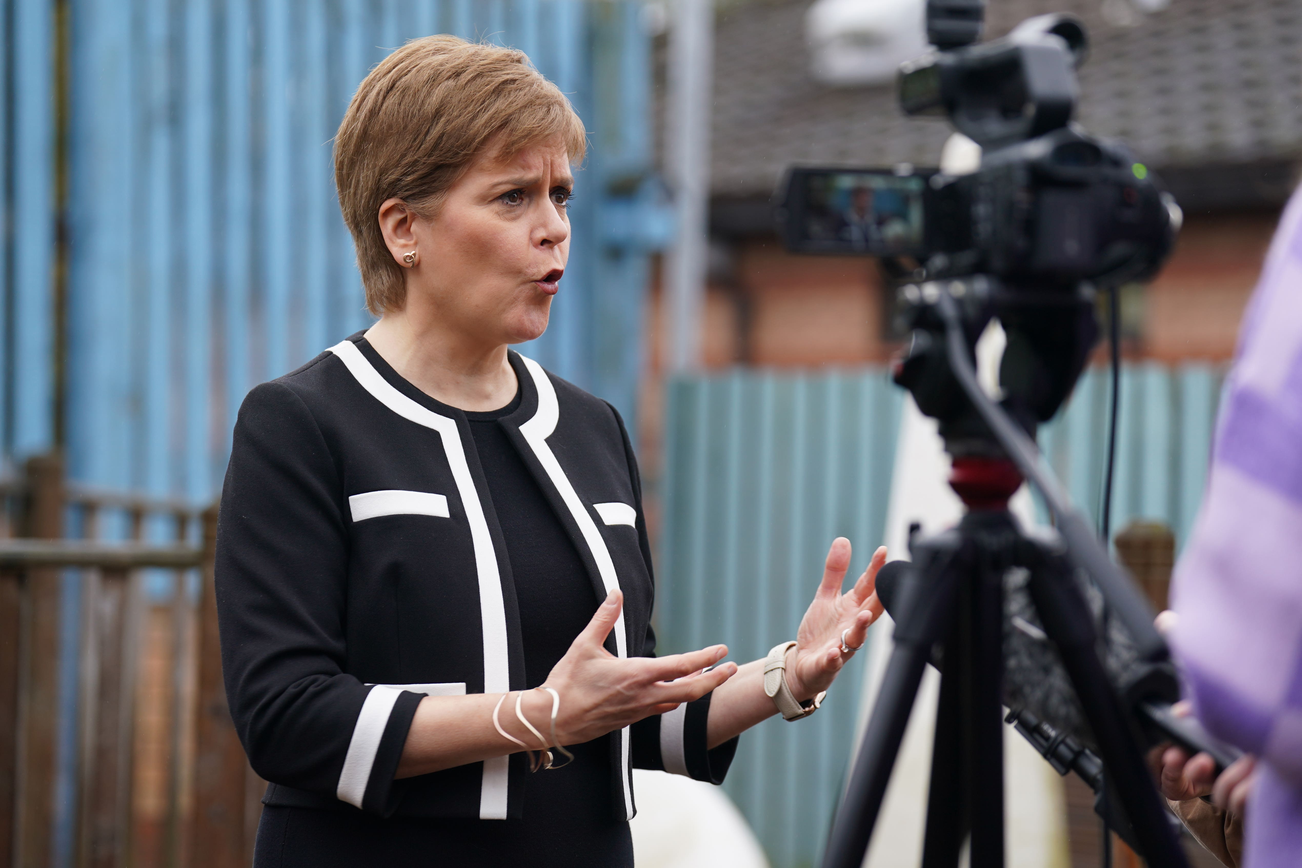 Nicola Sturgeon urged the new Tory leader to rule out austerity and call a new election (Andrew Milligan/PA)