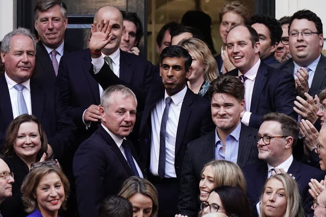 The rise of Rishi Sunak to Prime Minister is ,our Barack Obama moment’, according to the president of the Hindu temple set up by the new Tory leader’s grandfather (PA)