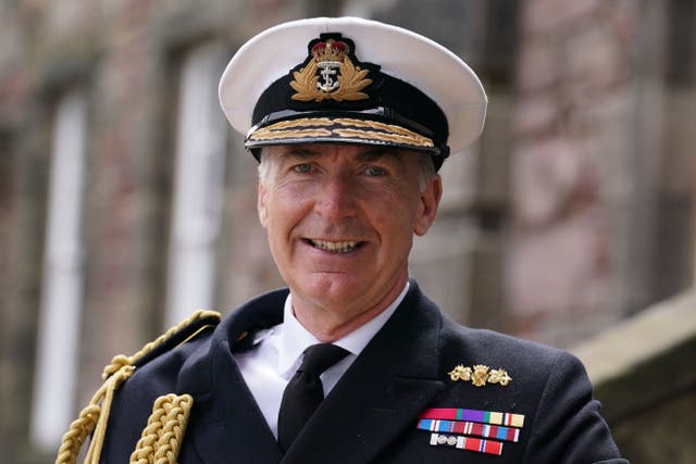 Chief of Defence Admiral Sir Tony Radakin (Andrew Milligan/PA)