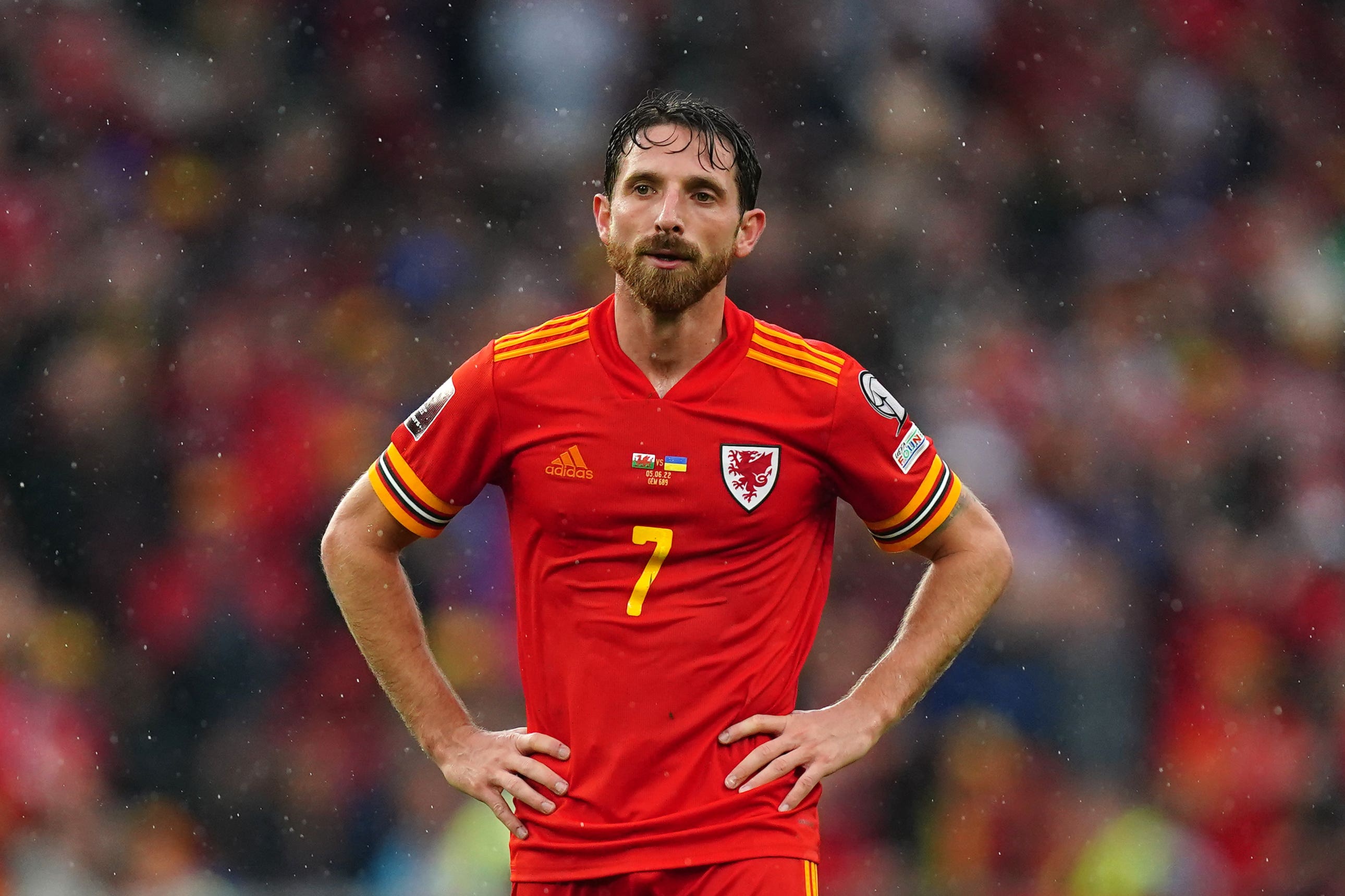 Wales midfielder Joe Allen is in danger of missing the World Cup through injury (Mike Egerton/PA)