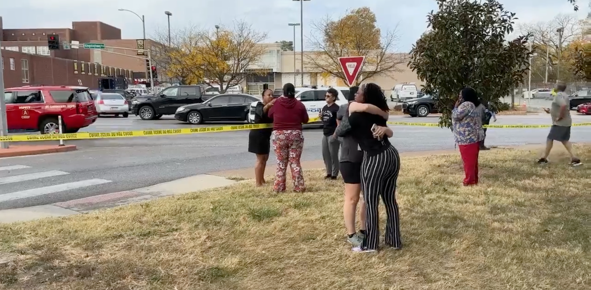 Six injured in mass shooting at St Louis high school