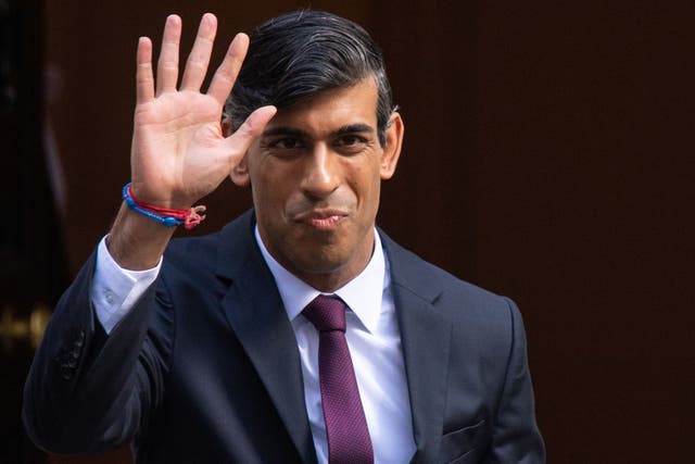 Rishi Sunak is leader of the Conservative Party (Dominic Lipinski/PA)