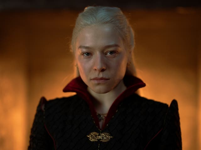 <p>Emma D’Arcy’s Rhaenrya in the ‘House of the Dragon’ finale</p>