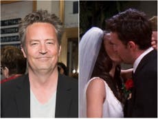 Matthew Perry was driven to rehab in pick-up truck after filming Chandler and Monica’s wedding on Friends