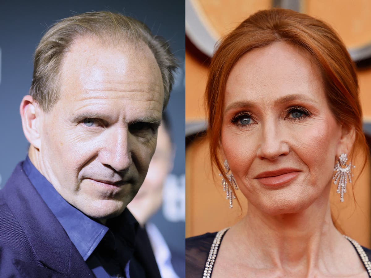 Ralph Fiennes says ‘abuse’ JK Rowling receives over trans views is ‘disgusting’
