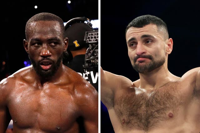 <p>Terence Crawford (left) will box David Avanesyan on 10 December</p>