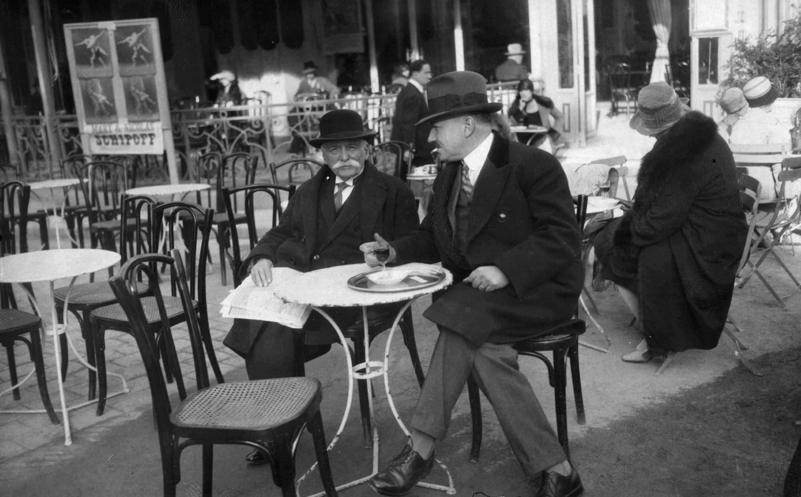 Auguste Escoffier (left) literally wrote the book on haute cuisine