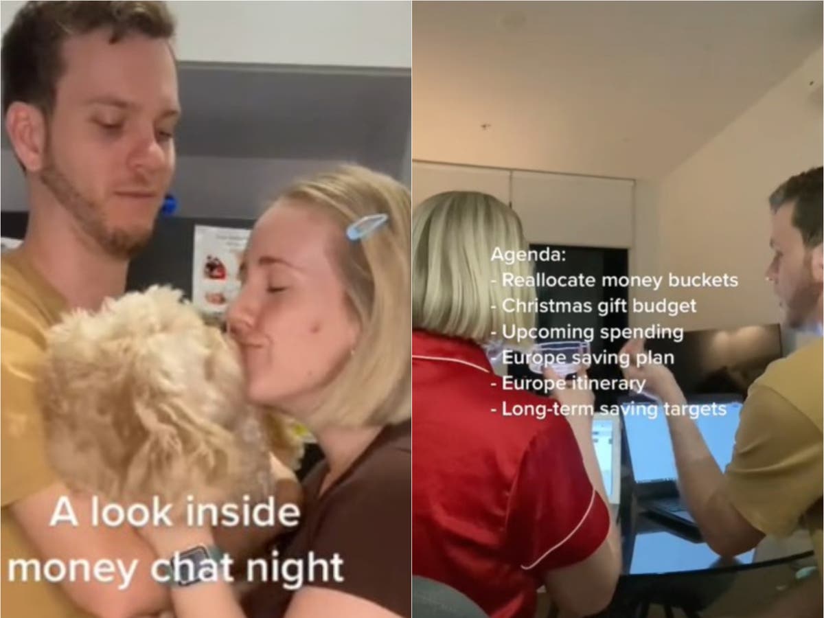 &lsquo;When your relationship goes corporate&rsquo;: Couple criticised for &lsquo;money chat nights&rsquo;