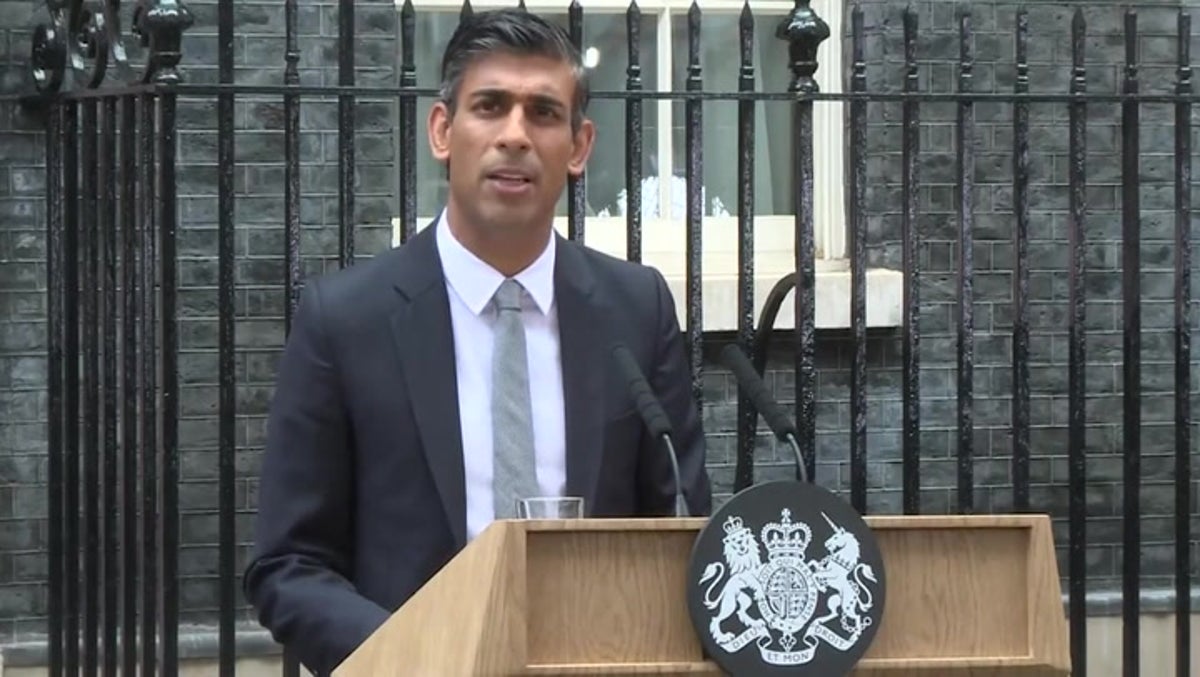 Rishi Sunak's first speech as prime minister in full after replacing Liz Truss