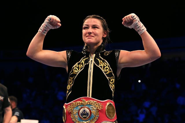 Katie Taylor welcomed comparisons to Claressa Shields (Richard Sellers/PA)